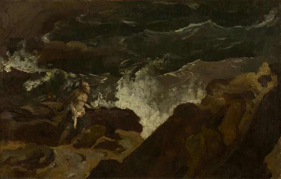 Naufragé sur une plage (La Tempête) - Théodore Géricault