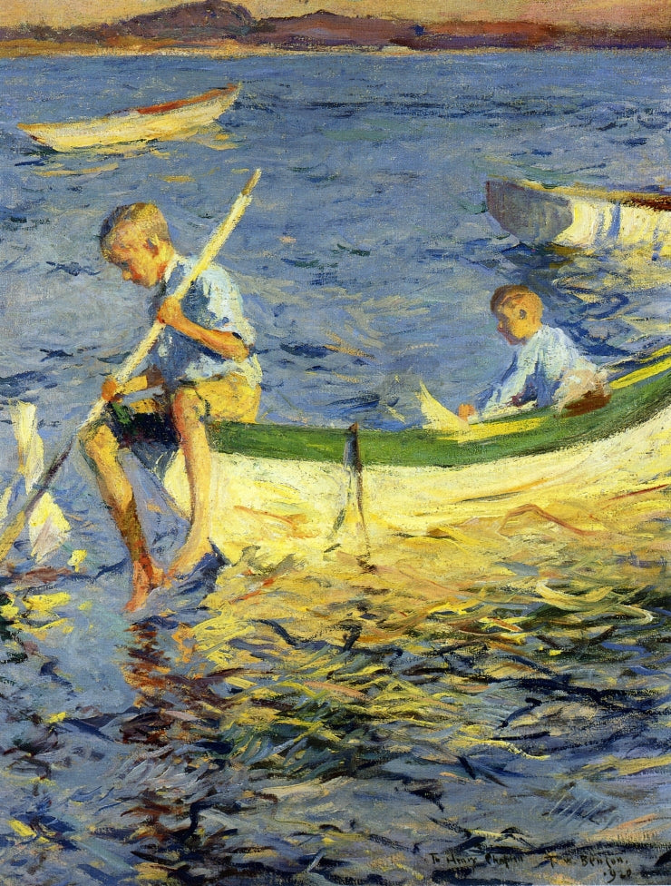 Navigation de plaisance à Vinalhaven - Frank Weston Benson