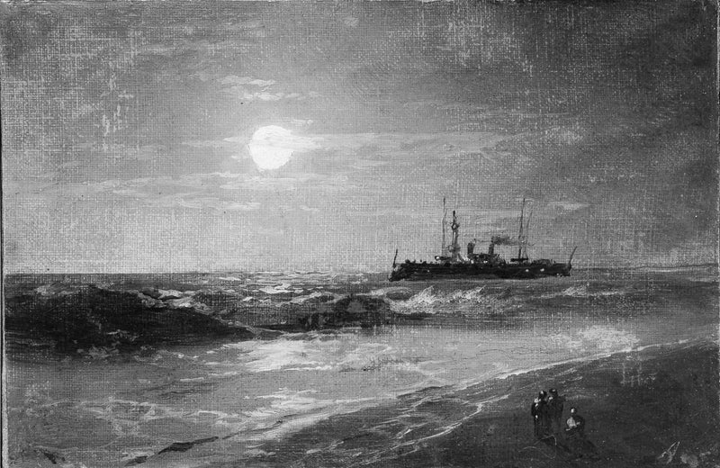 Navire au clair de lune - Ivan Aïvazovski