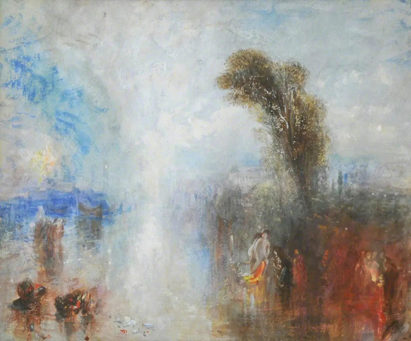 Neapolitan Fisher-Girls Surprised Bathing by Moonlight - J. M. W. Turner
