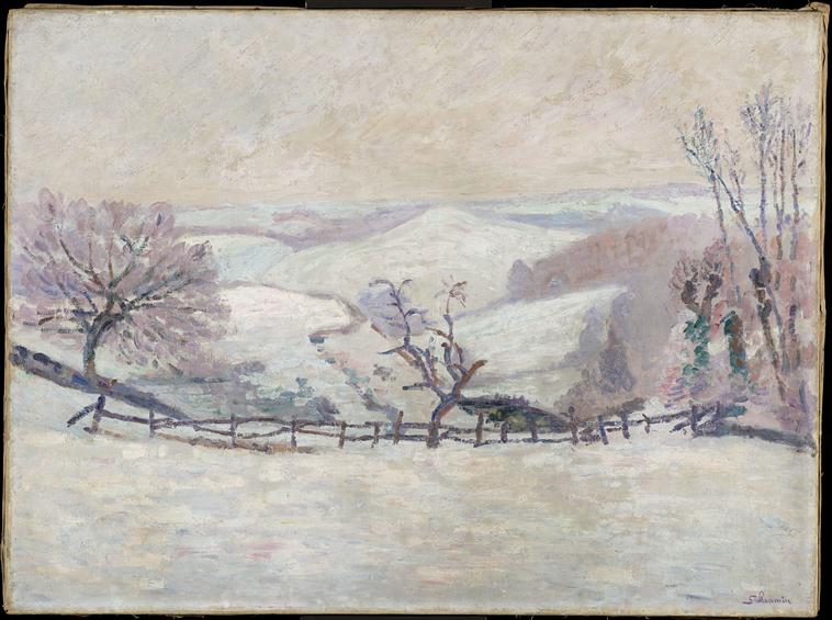 Neige à Puy-Barriou - Armand Guillaumin