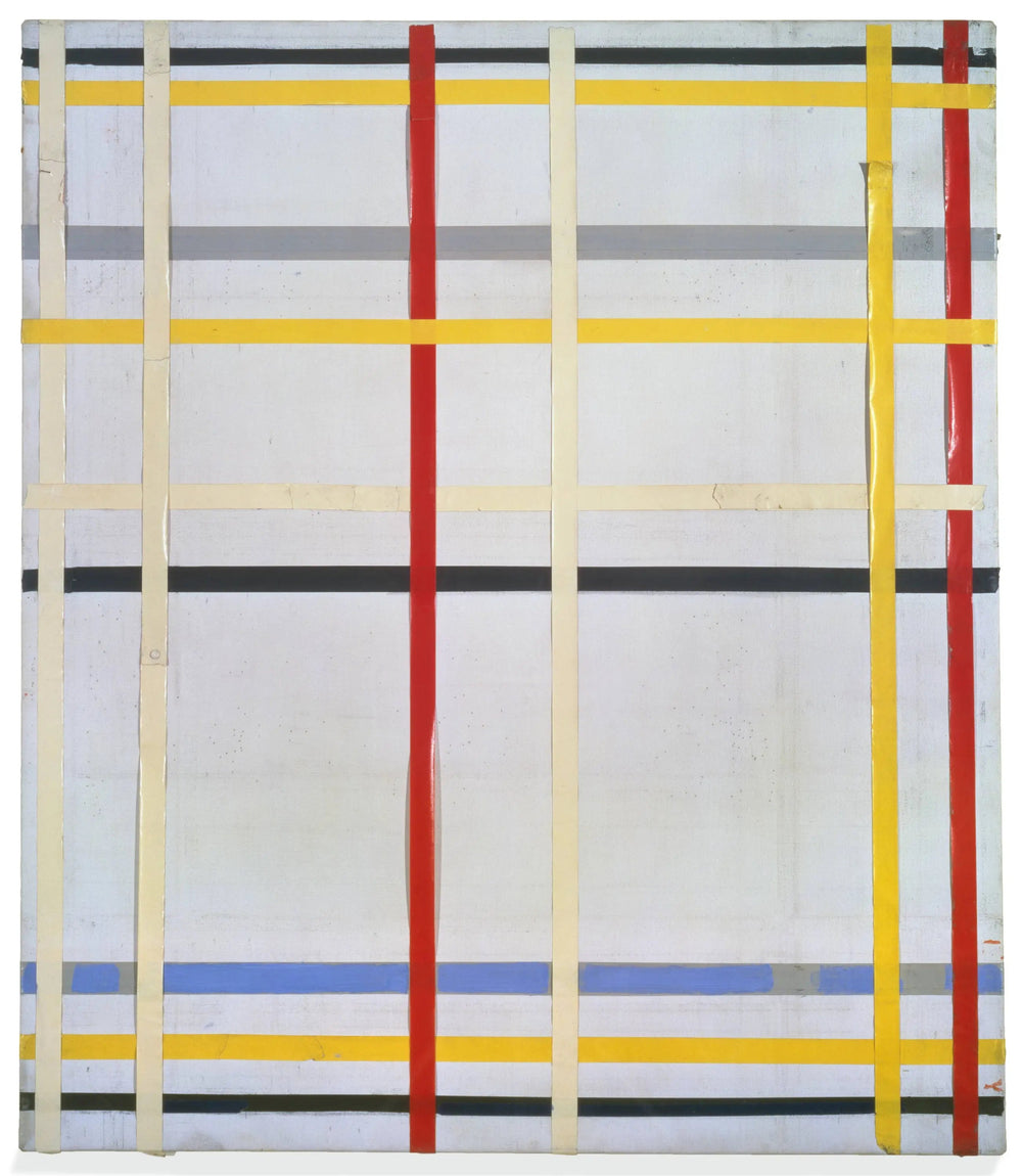 New York City 2 [inachevé, anciennement New York City III] - Piet Mondrian image 1 copie peinte à la main à l’huile