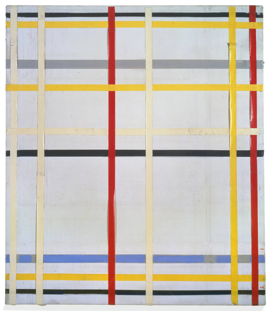New York City 2 [inachevé, anciennement New York City III] - Piet Mondrian