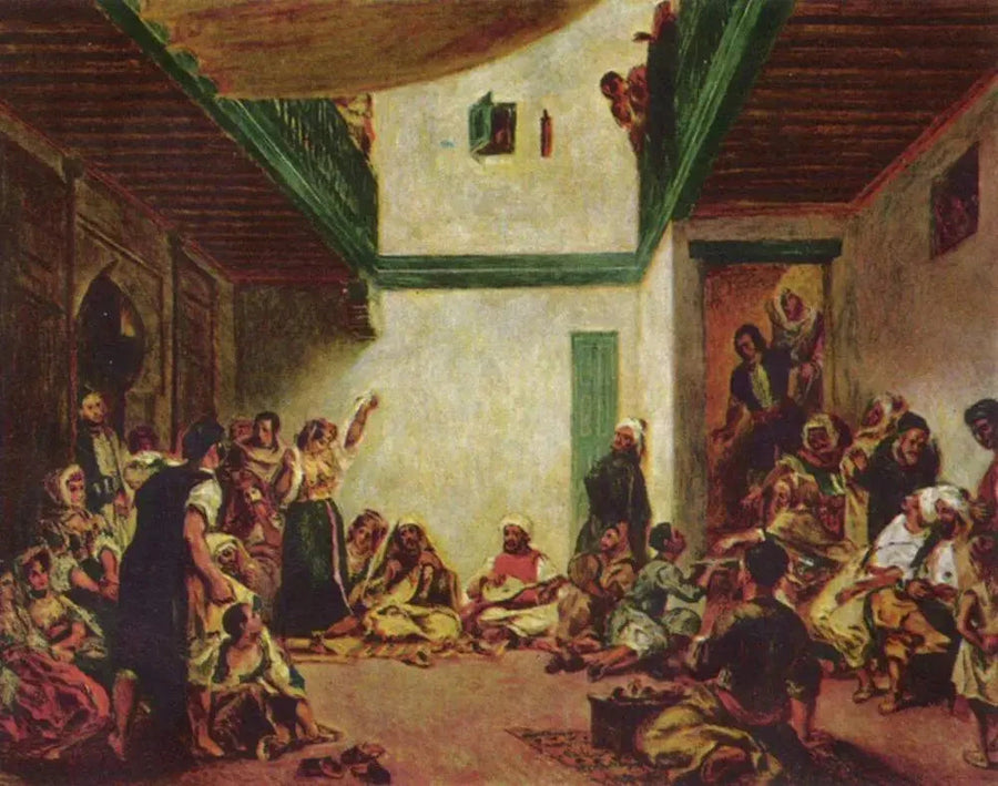 La Noce juive, d’après Delacroix, vers 1875 – Renoir