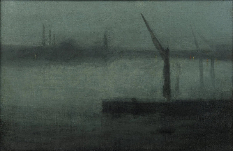 Nocturne : Bleu et Argent — Battersea Reach - James Abbott McNeill Whistler