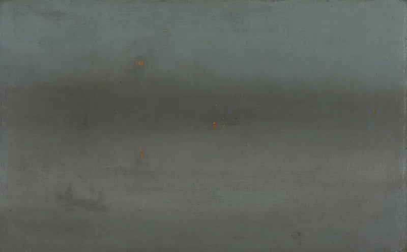 Nocturne, bleu et argent : Battersea Reach - James Abbott McNeill Whistler