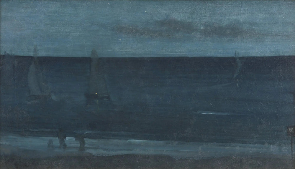 Nocturne : Bleu et Argent — Bognor - James Abbott McNeill Whistler image 1 reproduction réalisée par Alpha Reproduction
