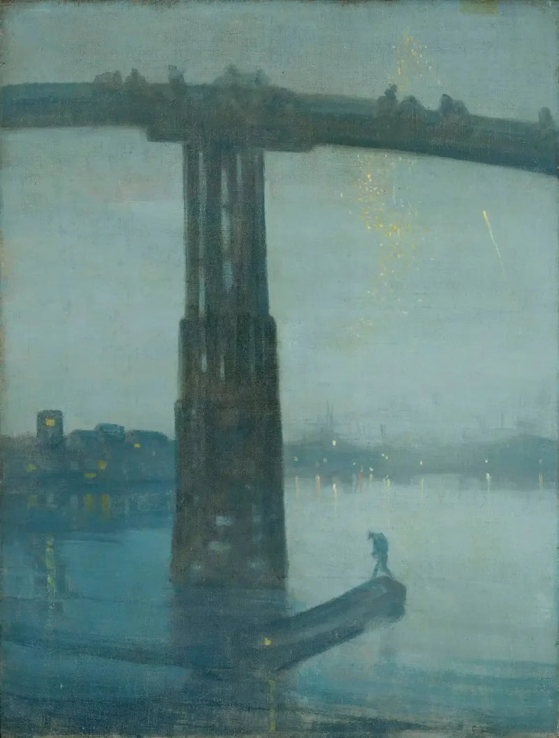 Nocturne en bleu et or - le Vieux Pont de Battersea - James Abbott McNeill Whistler