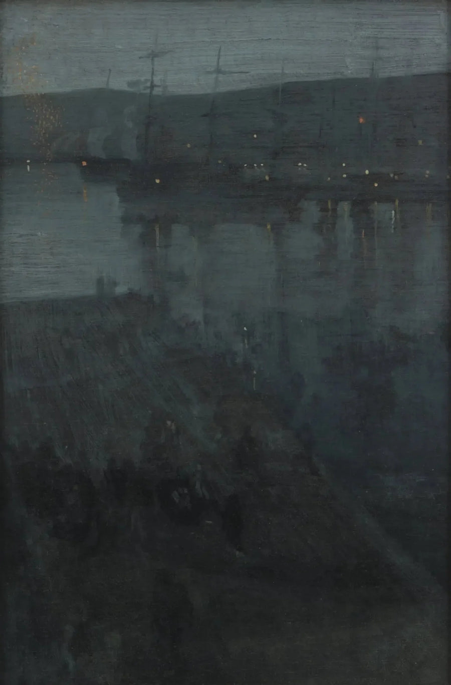 Nocturne en bleu et or : Valparaiso - James Abbott McNeill Whistler