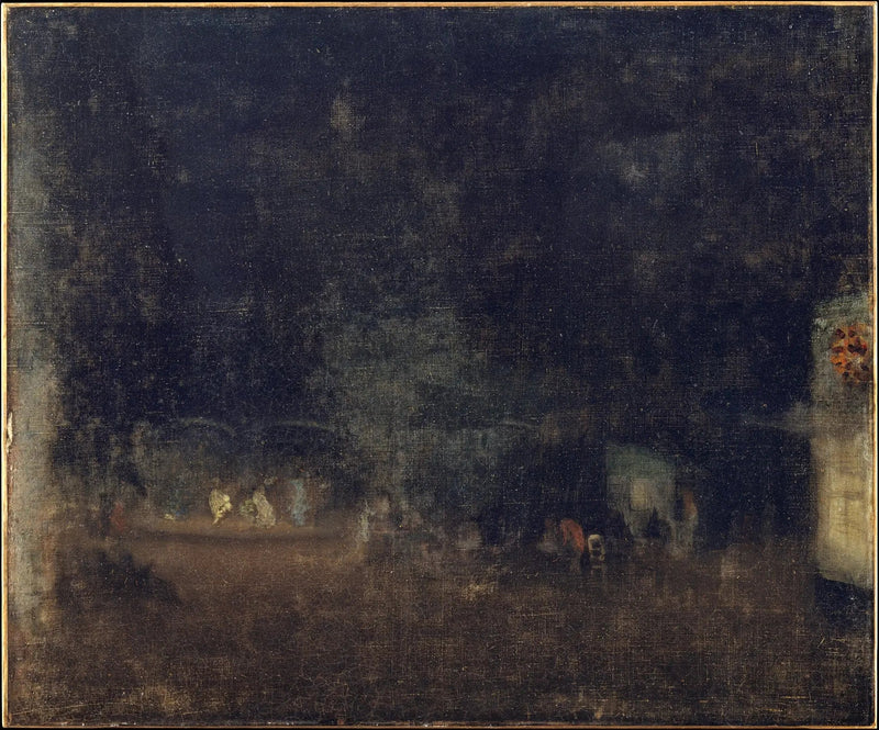 Nocturne en vert et or - James Abbott McNeill Whistler