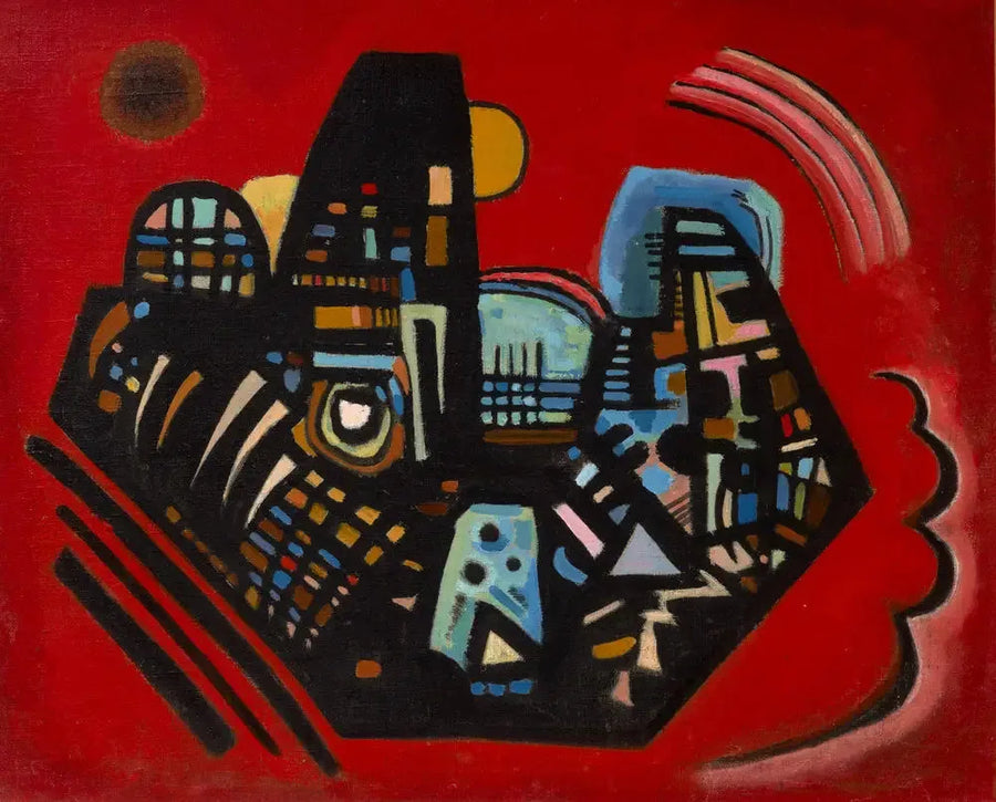 Noir-Rouge - Vassily Kandinsky