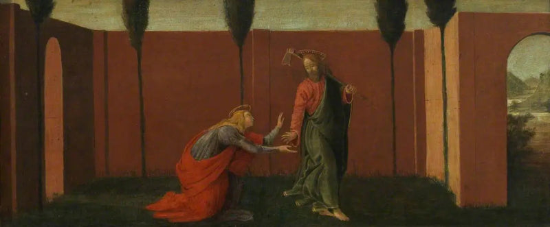 Noli me Tangere (prédelle, panneau trois) - Sandro Botticelli