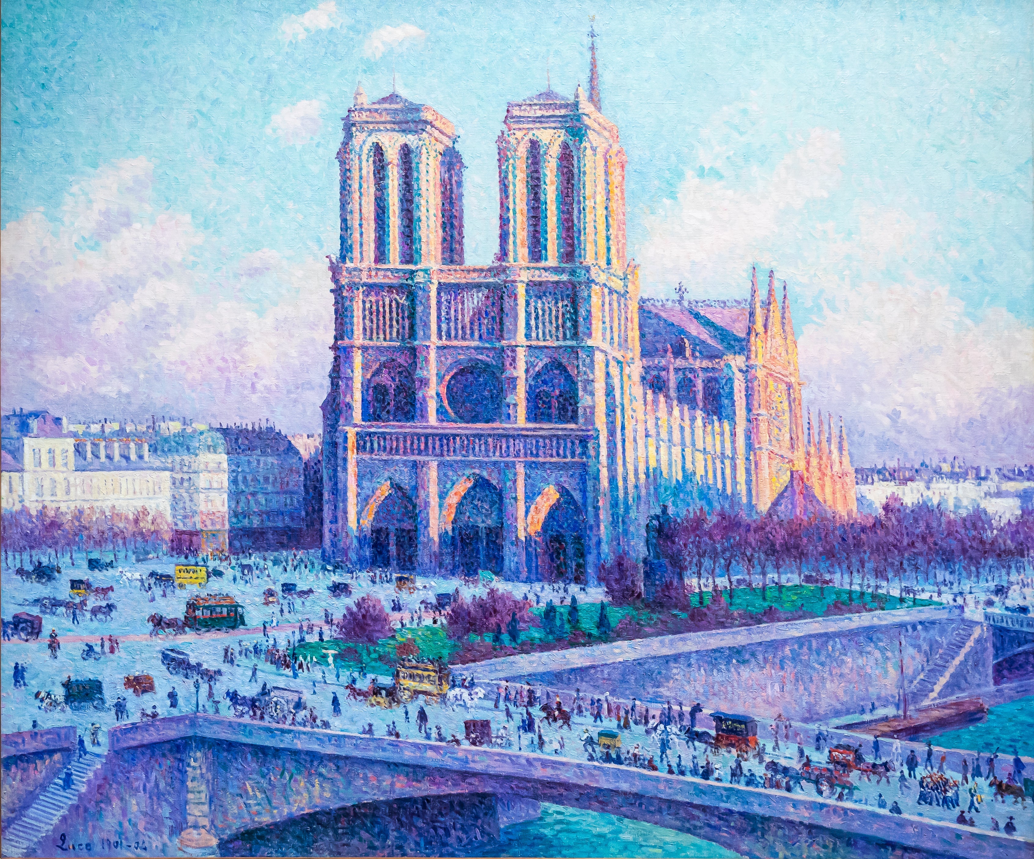 Notre-Dame, vue du quai Saint-Michel - Maximilien Luce