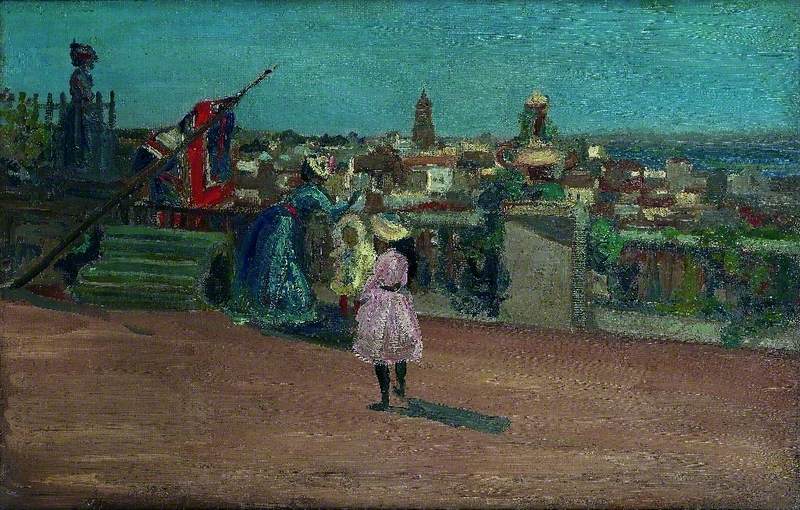 Notre drapeau à Algésiras, en Espagne - Charles Conder
