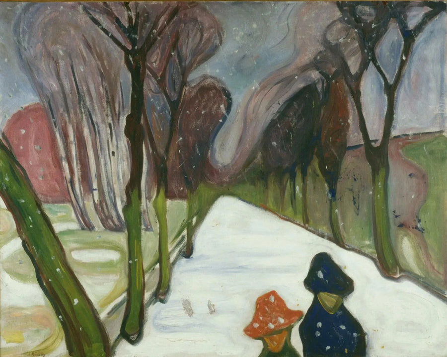 Nouvelle Neige sur l'avenue - Edvard Munch