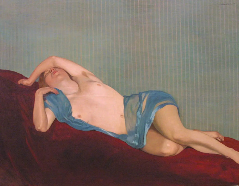 Nu à l'écharpe verte - Félix Vallotton