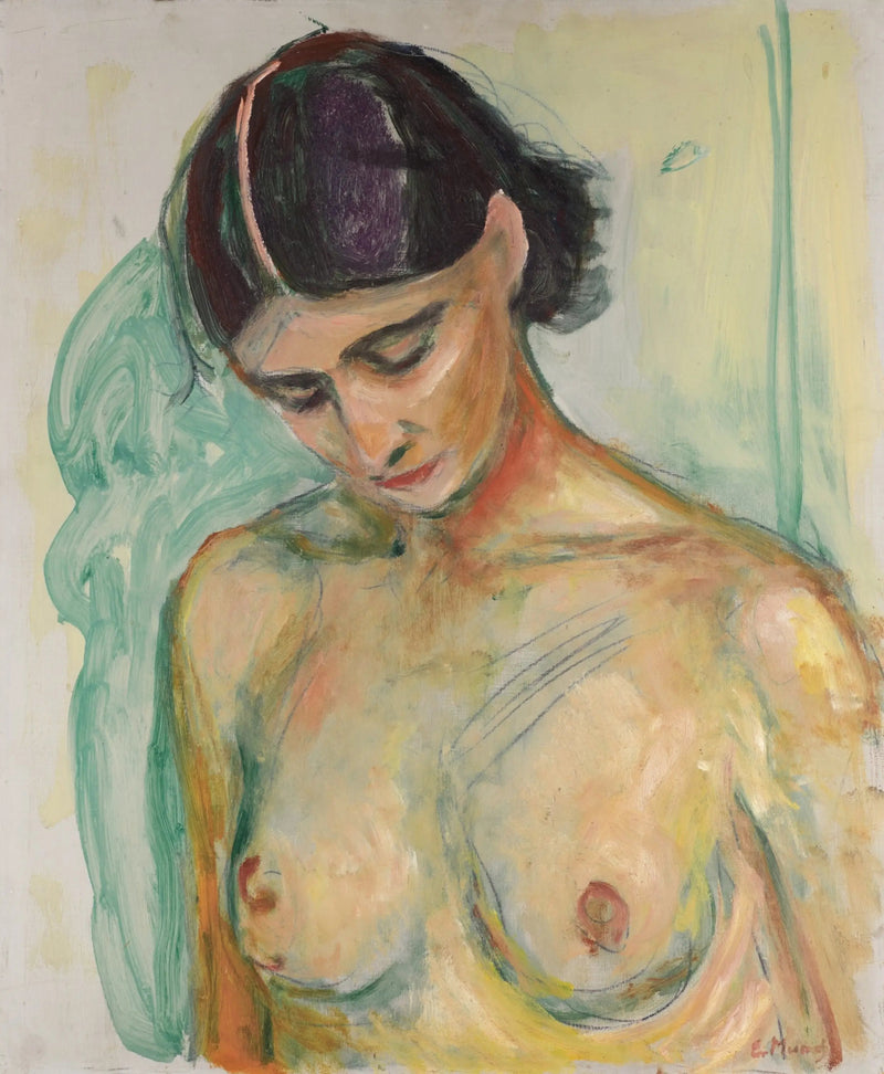 Nu à la tête penchée - Edvard Munch