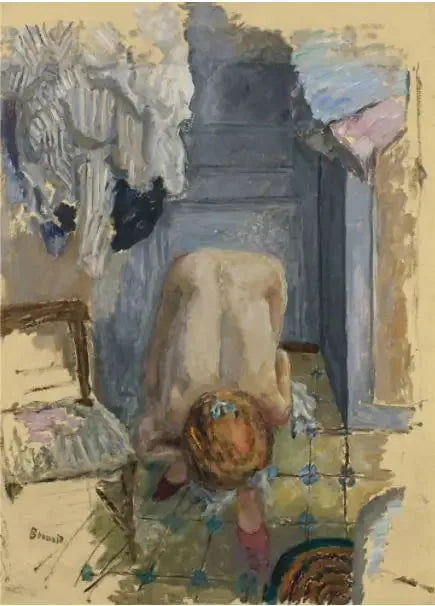 Nu Accroupi penché en avant - Pierre Bonnard