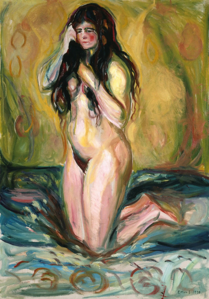 Nu agenouillé - Edvard Munch