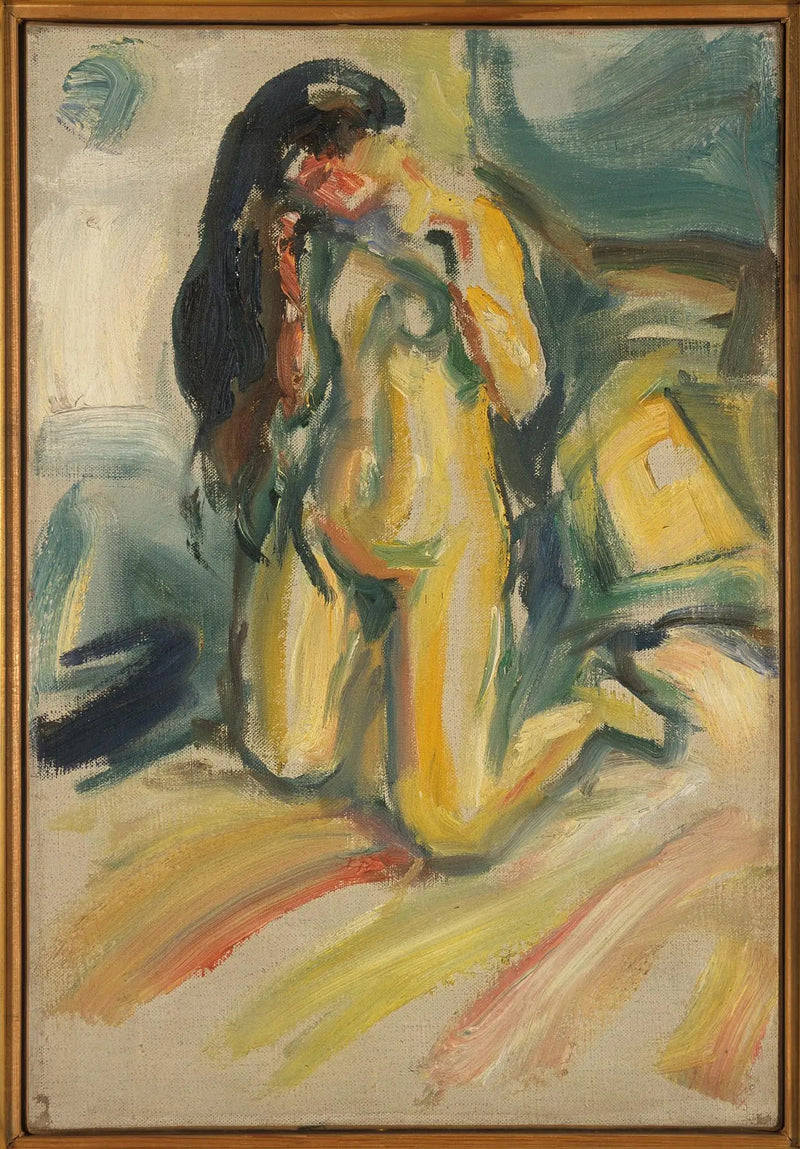 Nu agenouillé - Edvard Munch