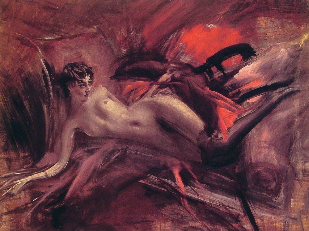 Nu allongé - Giovanni Boldini