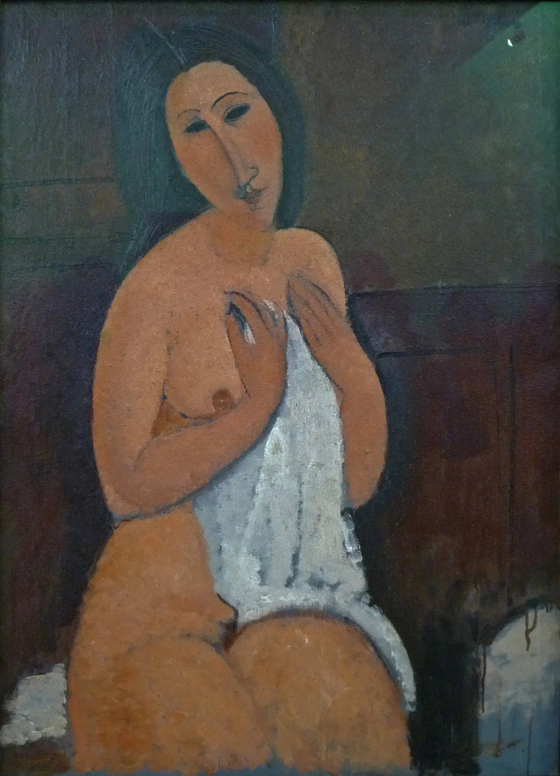 Nu assis à la chemise - Amedeo Modigliani