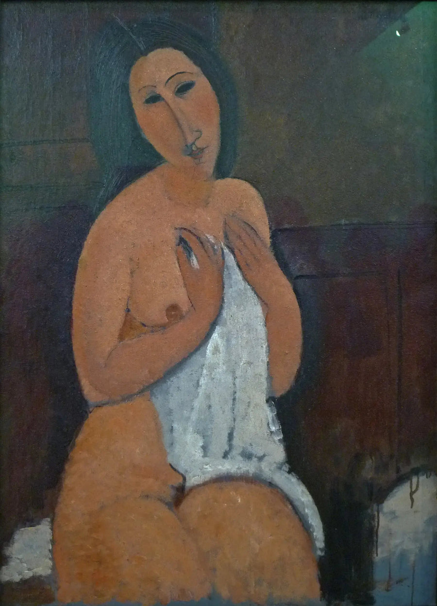 Nu assis à la chemise - Amedeo Modigliani