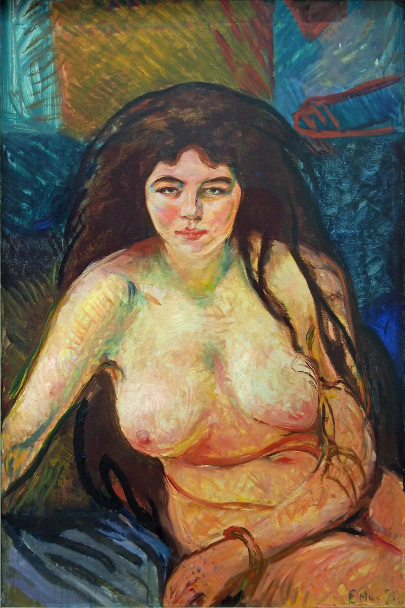 Nu assis - Edvard Munch