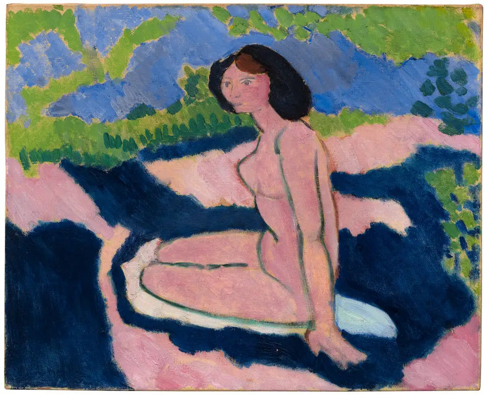 Nu assis - Henri Matisse image 1 reproduction de peinture à l’huile