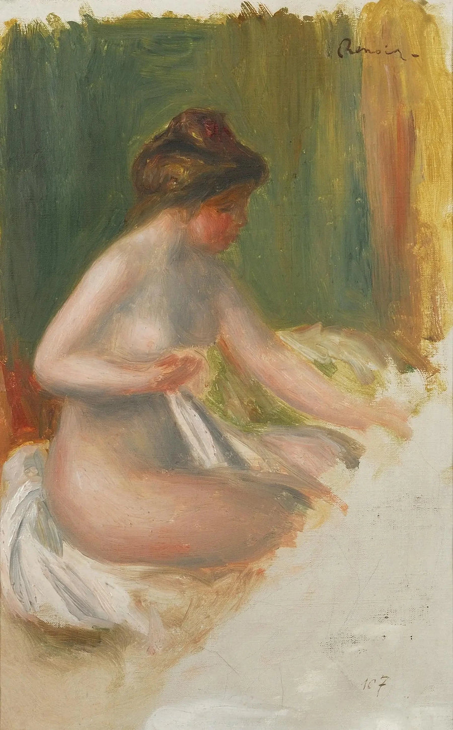 Nu assis, 1895 – Pierre-Auguste Renoir