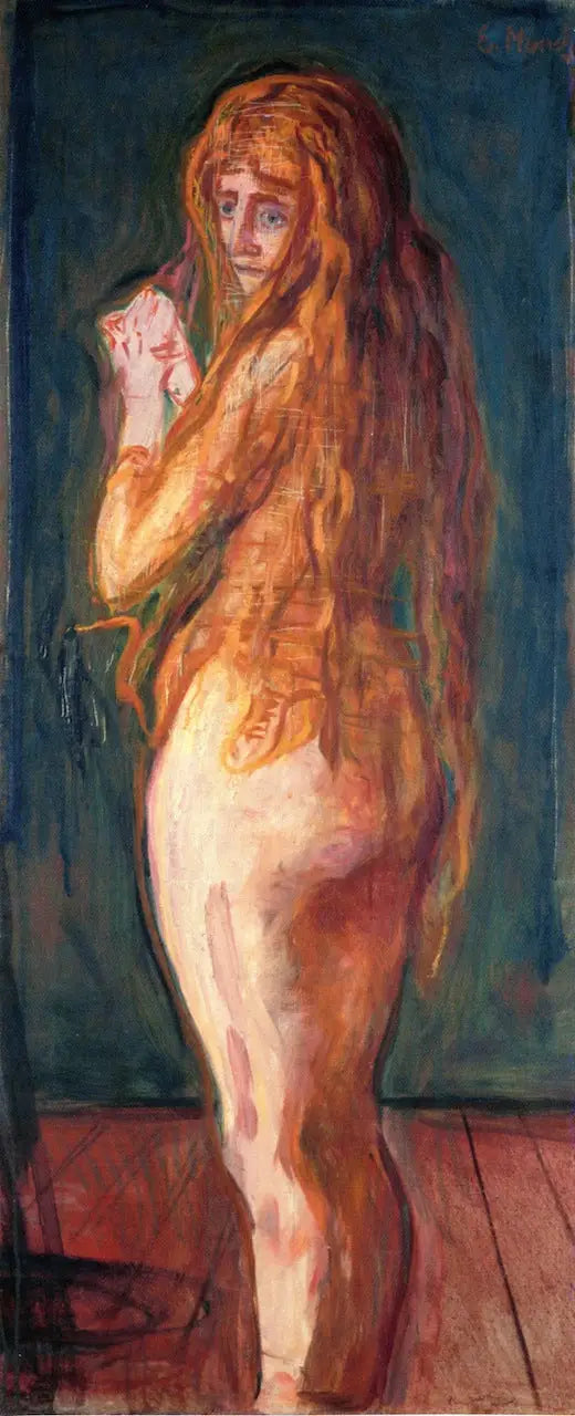 Nu aux longs cheveux roux - Edvard Munch