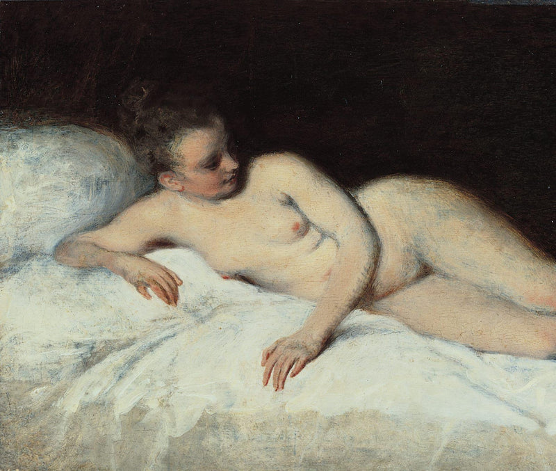 Nu couché - Antoine Watteau