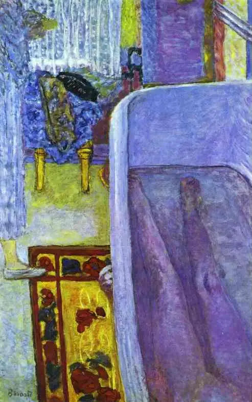 Nu dans la baignoire - Pierre Bonnard