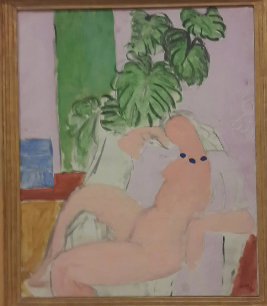 Nu dans un fauteuil, plante verte - Henri Matisse
