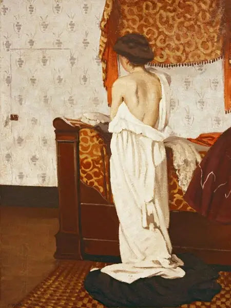 Nu de dos dans un intérieur - Félix Vallotton