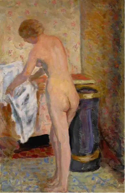 Nu debout à l'essuie-main - Pierre Bonnard