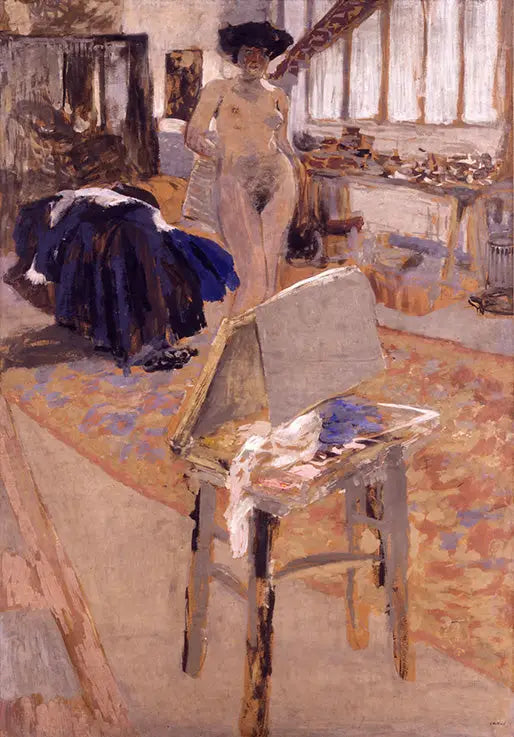 Nu debout dans l'atelier - Édouard Vuillard