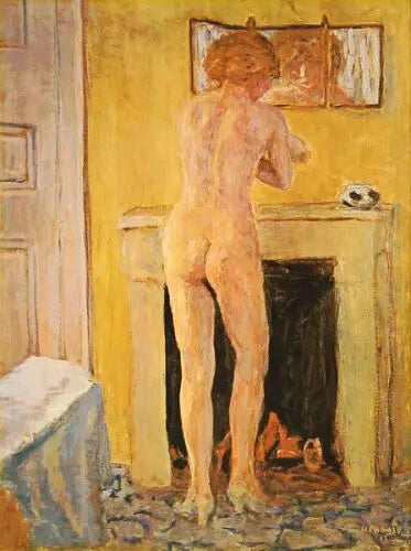 Nu devant la cheminée - Pierre Bonnard