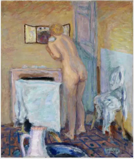 Nu devant un miroir - Pierre Bonnard