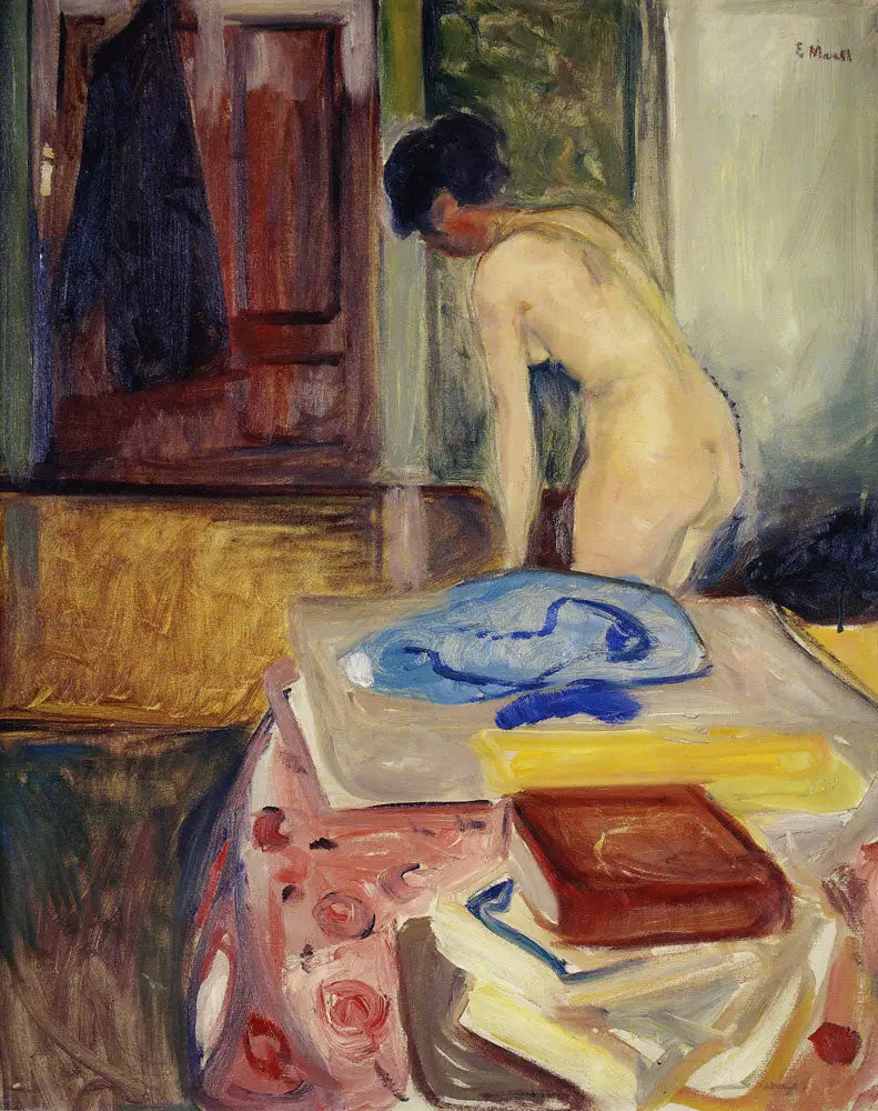Nu en intérieur - Edvard Munch