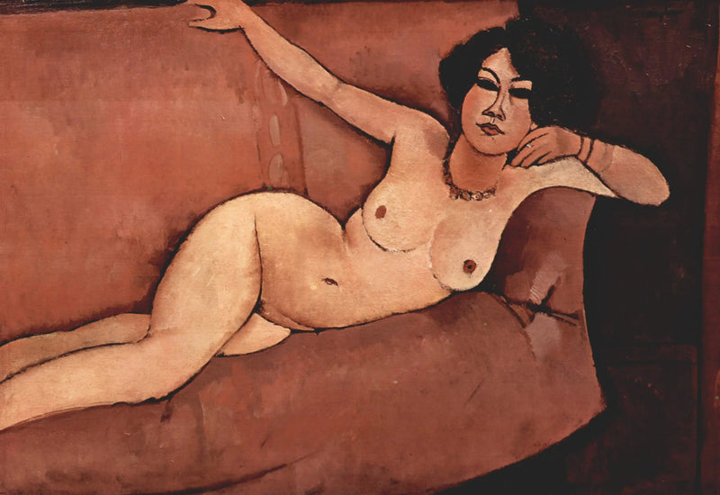Nu sur le canapé - Amedeo Modigliani