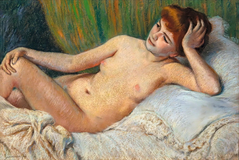 Nudo coricato - Federico Zandomeneghi