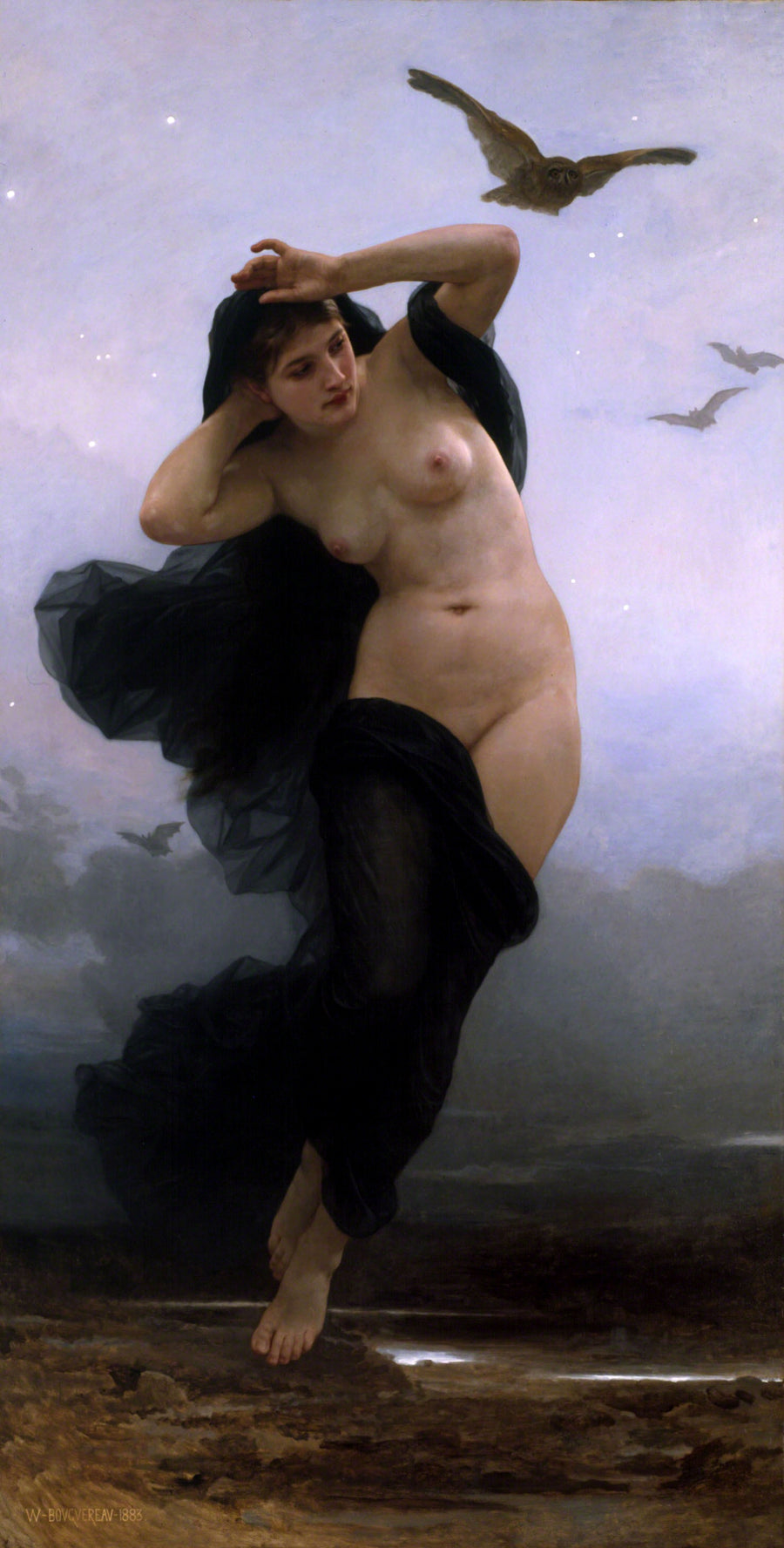 La Nuit (1883) - Bouguereau
