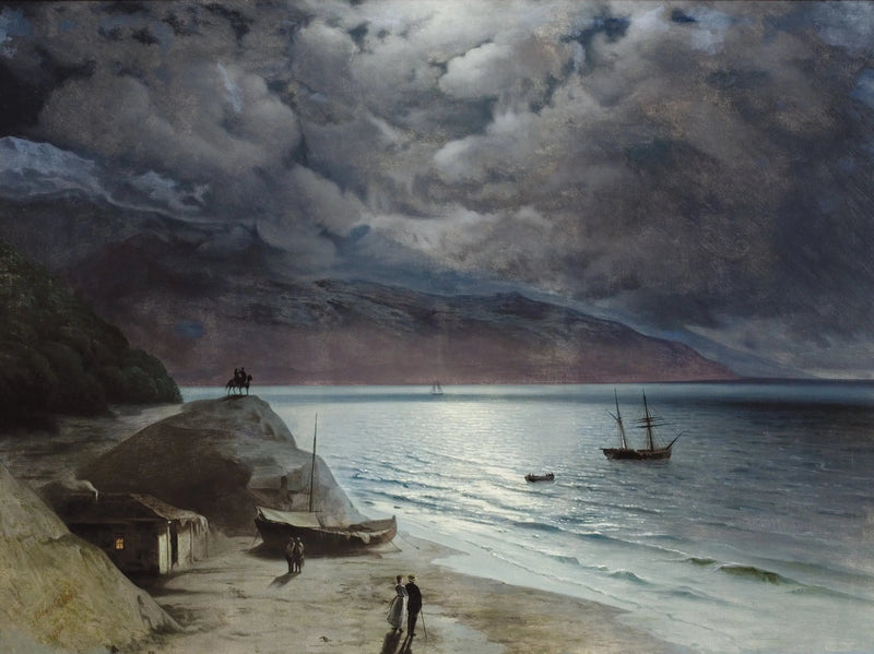 Nuit à Gurzof - Ivan Aïvazovski