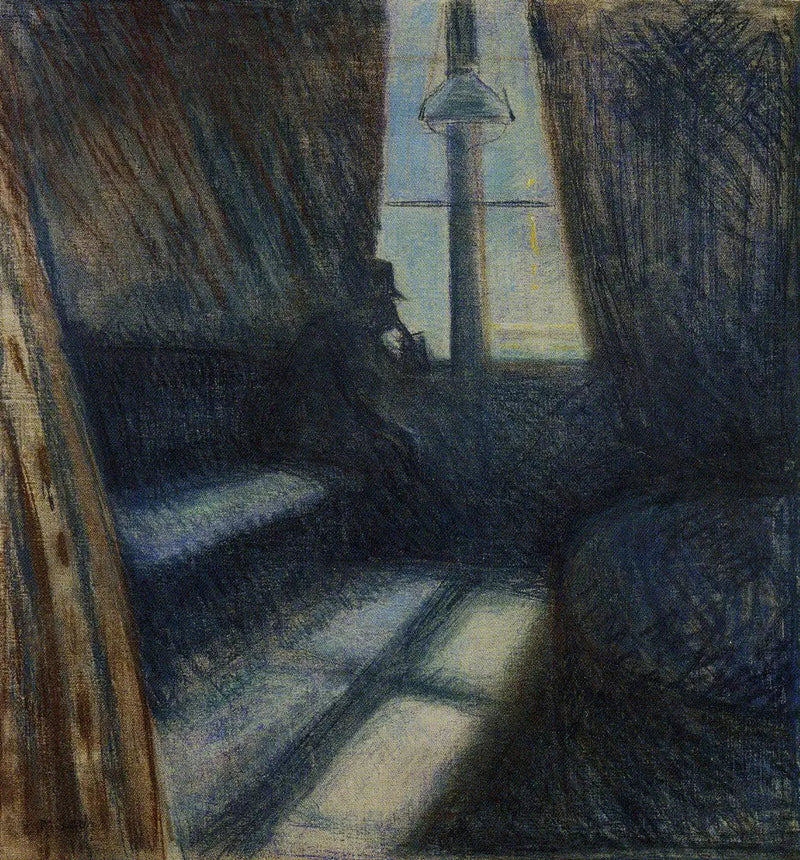 Nuit à Saint-Cloud - Edvard Munch