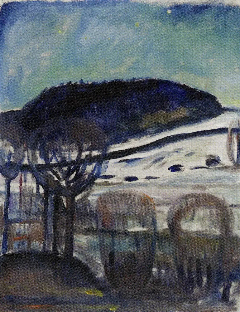 Nuit d'hiver - Edvard Munch