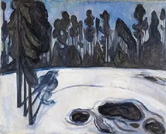 Nuit étoilée - Edvard Munch