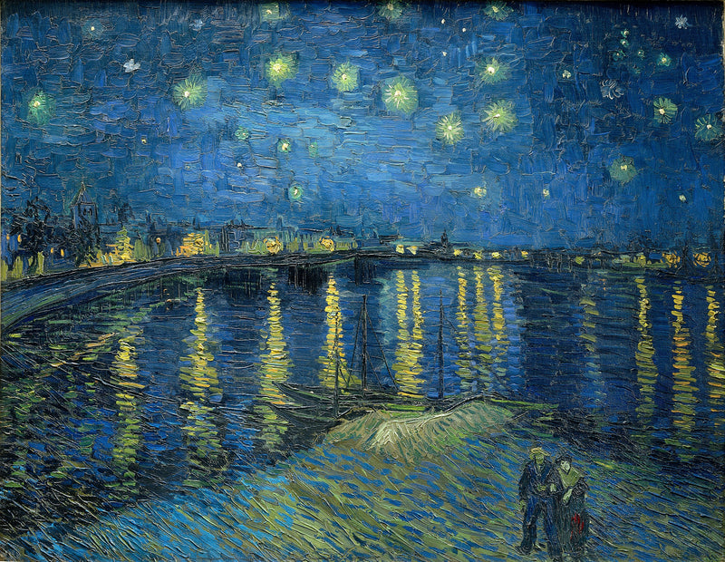 La Nuit étoilée sur le Rhône, F474 – Van Gogh