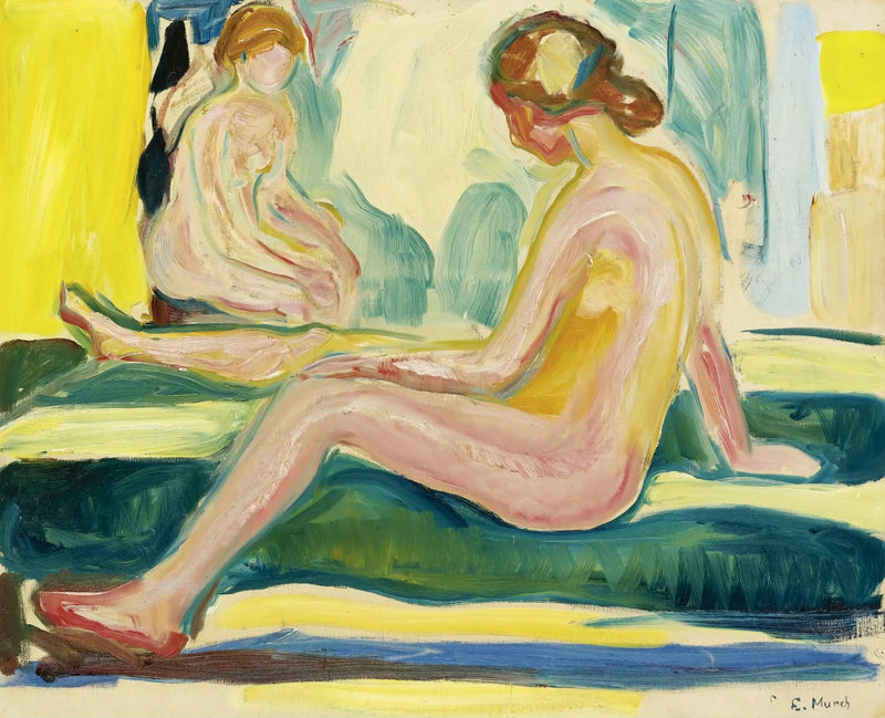 Nus féminins assis - Edvard Munch