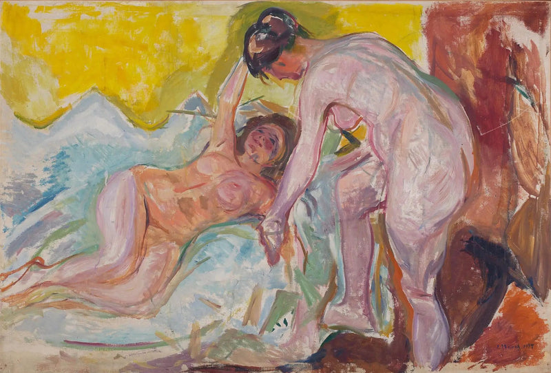 Nus féminins, assis et allongés - Edvard Munch